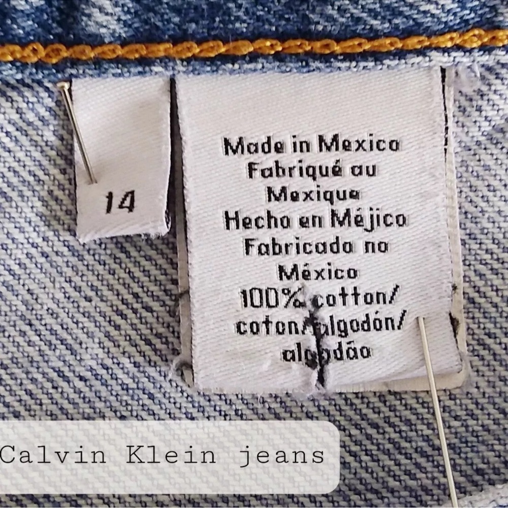 Vintage Calvin Klein Mom Jeans - Picture 6 of 7